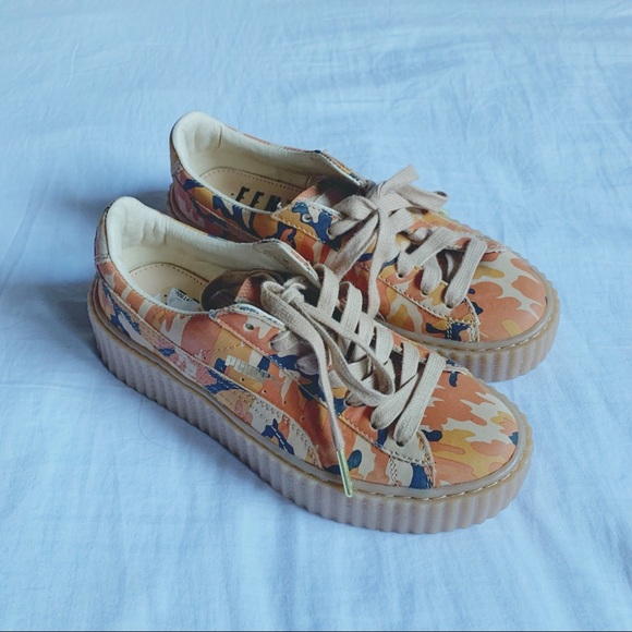 FENTY x PUMA The Creepers (Rihanna Fenty Camo) Women’s Shoes (Size 5.5) - Picture 1 of 6